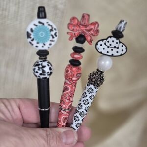 Silicone Beaded Pens